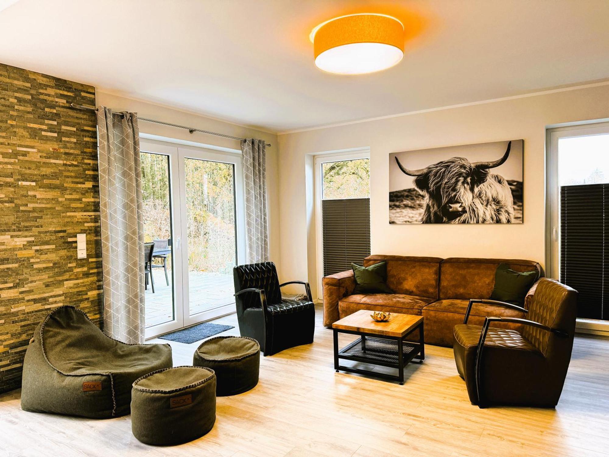 Villa Thormarcon Am Plauer See Fuer 18 Gaeste, Sauna, Pool Lenz 外观 照片